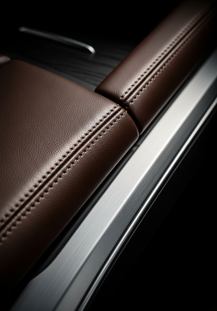 Premium car interior details